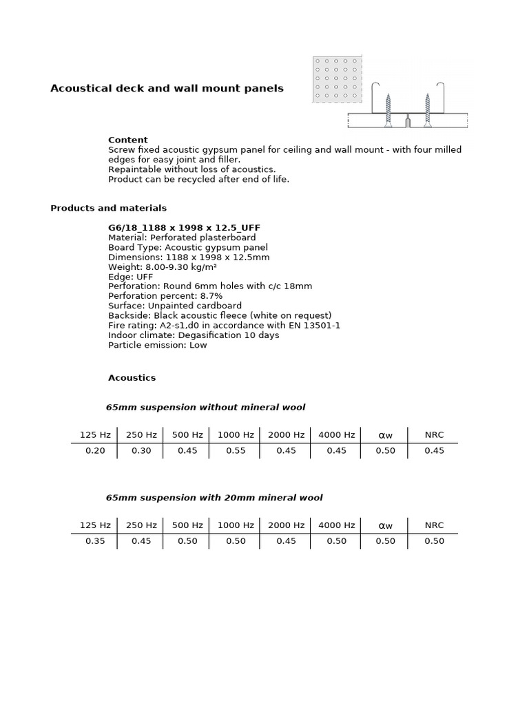 Solopanel - Specification Text - en | PDF | Drywall | Wall