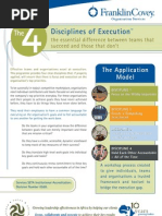 4 Disciplines of Execution