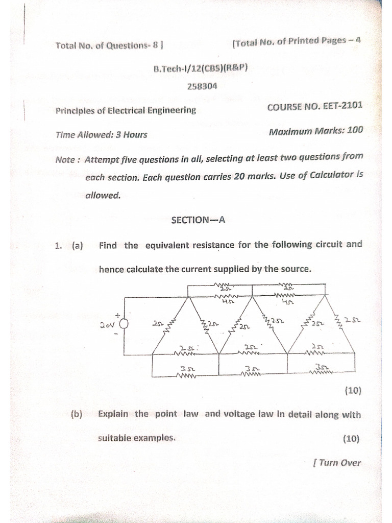 Electrical Paper | PDF