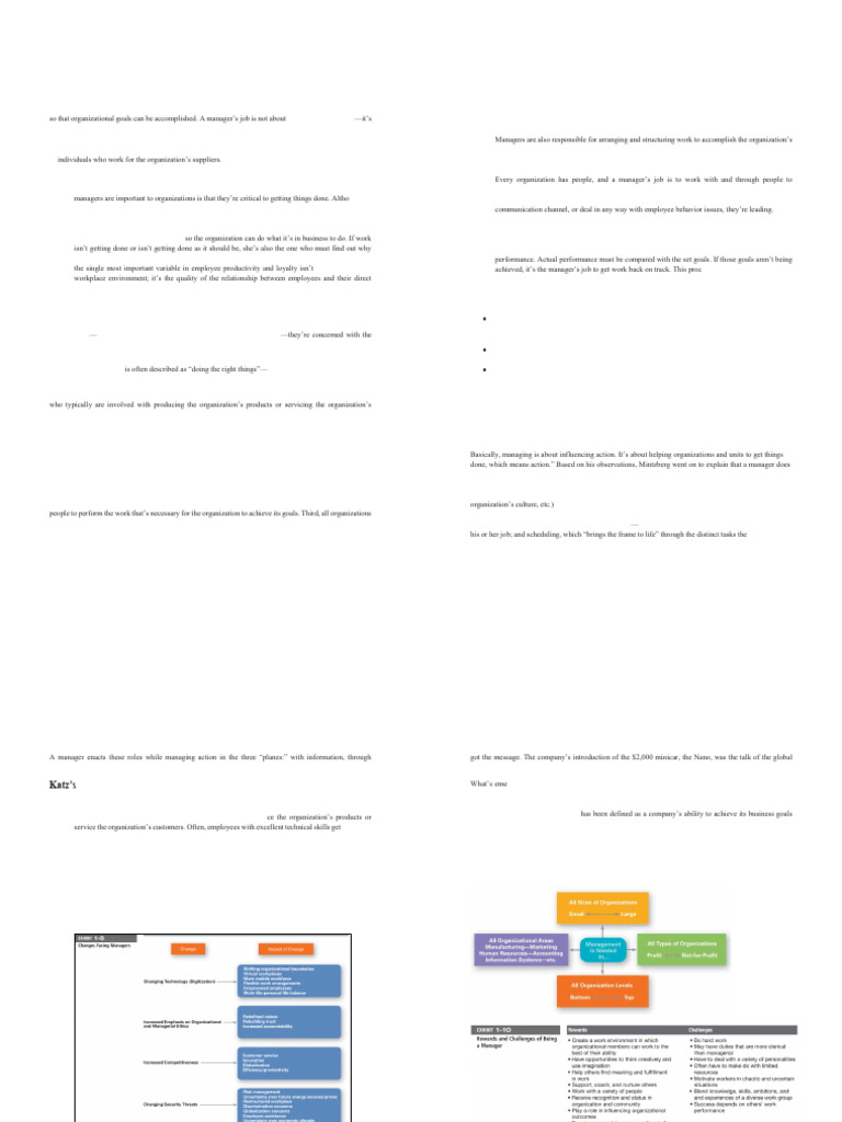 Understanding Managerial Roles and Functions | PDF | Reinforcement ...