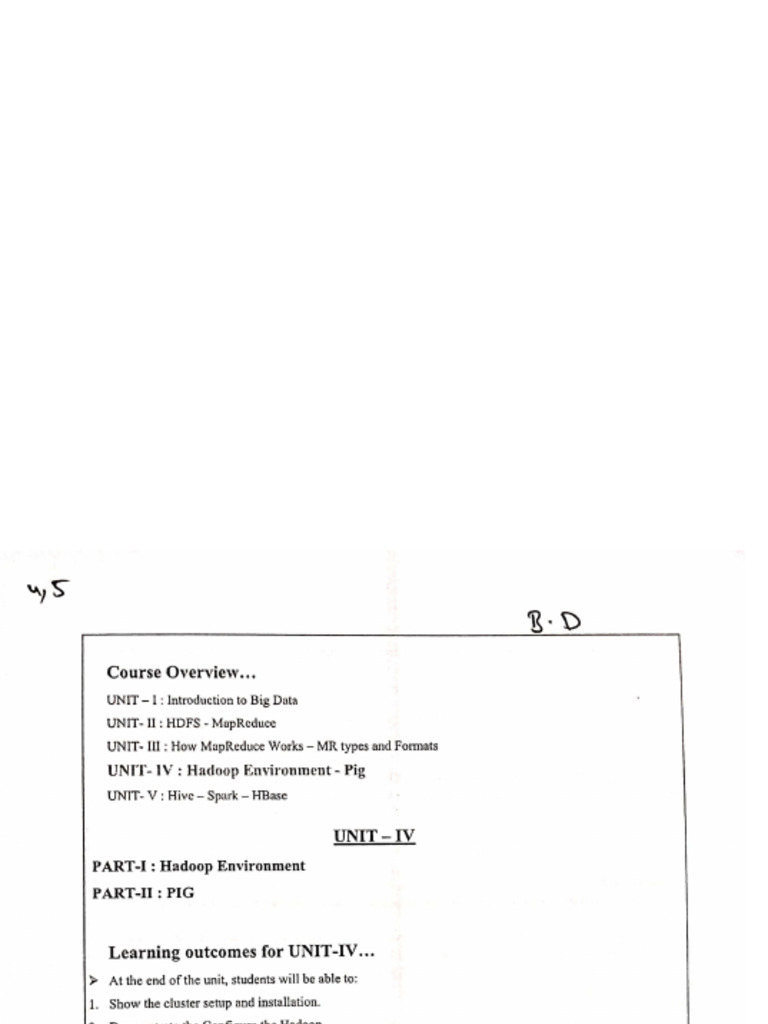 Bda 4th Unit | PDF