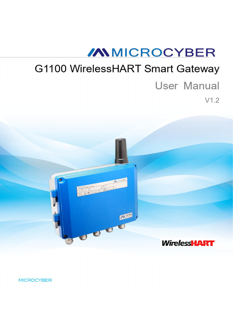 G1100 WirelessHART Gateway Manual | PDF | Computer Network | Digital ...