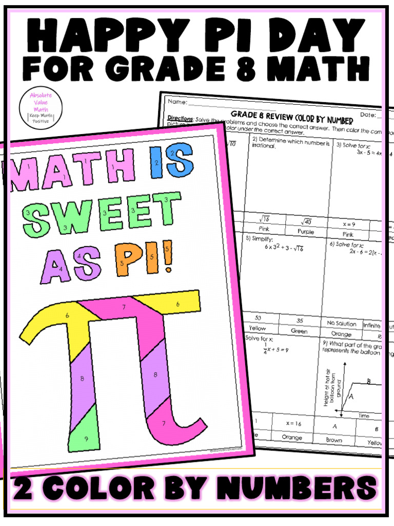 For Grade 8 Math: Happy Pi Day | PDF | Function (Mathematics) | Yellow