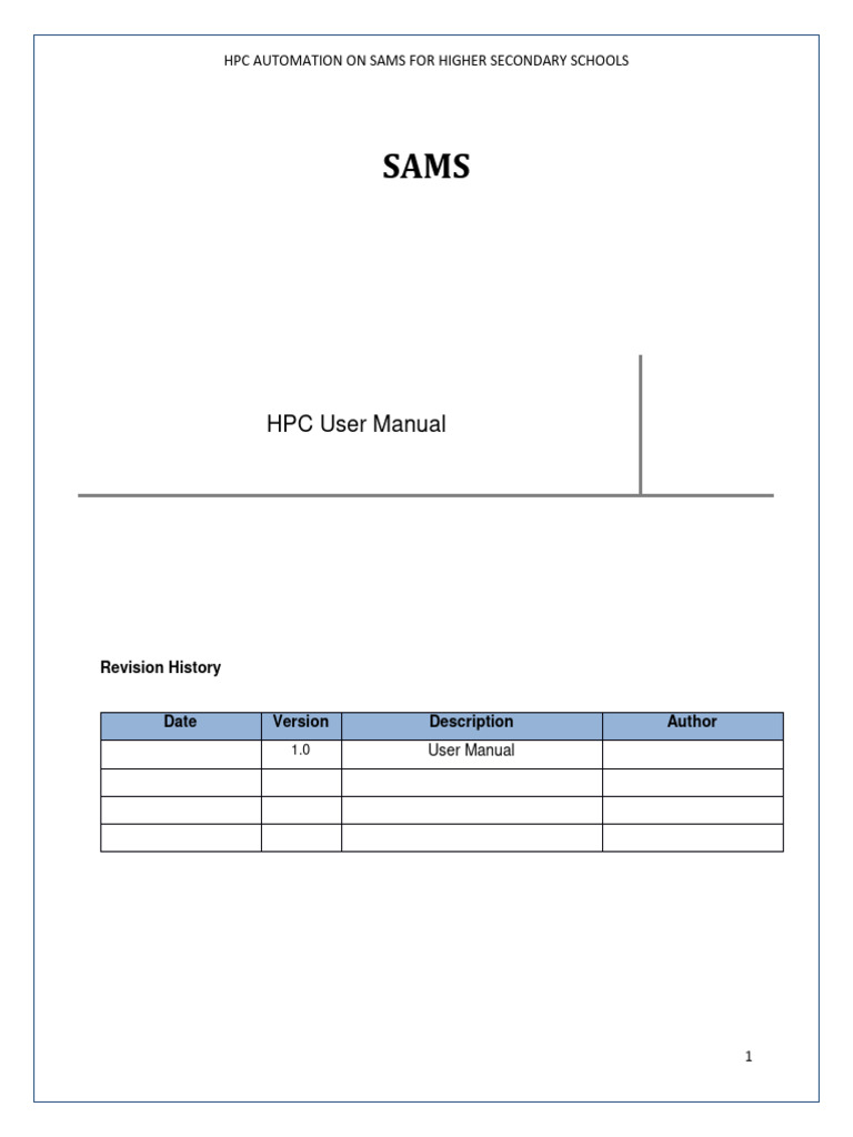 HPC Automation User Manual for SAMS | PDF | Login | User (Computing)