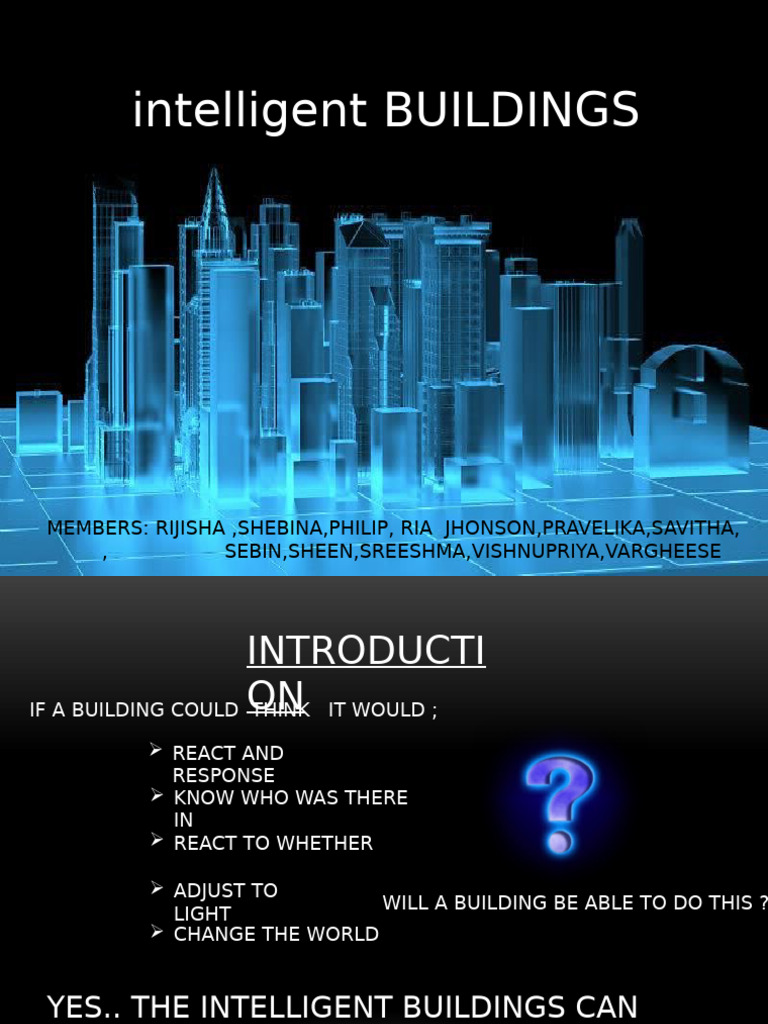 Intelligent Buildings: Enhancing Efficiency | PDF | Building Automation ...