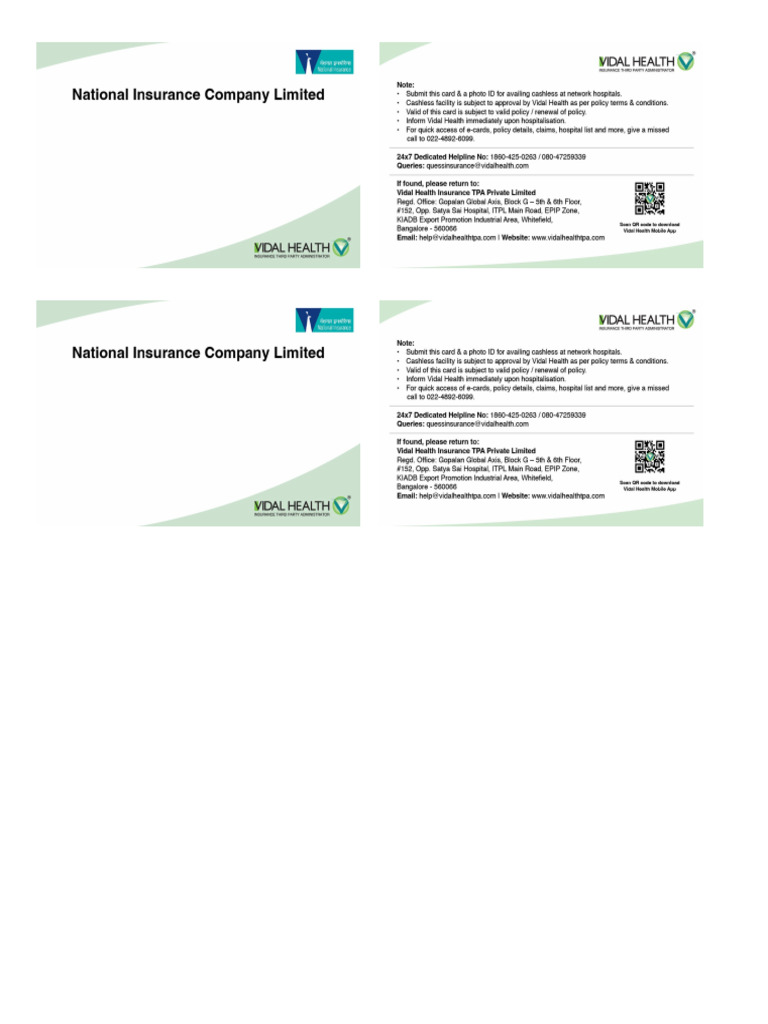 Insurance E-Card - 2001922507-3 | PDF