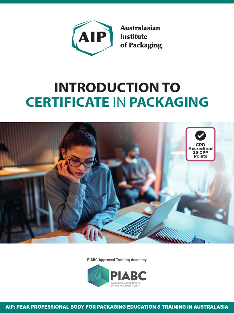 Certificate in Packaging Overview | PDF