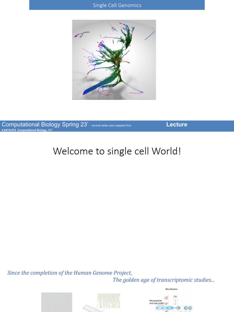 Single Cell Genomics Overview and Techniques | PDF | Deep Learning ...