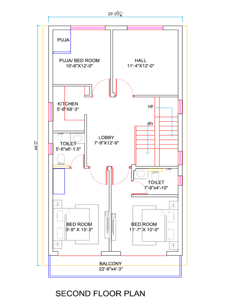 Revised 2nd Floor Plan Alt - 3 | PDF