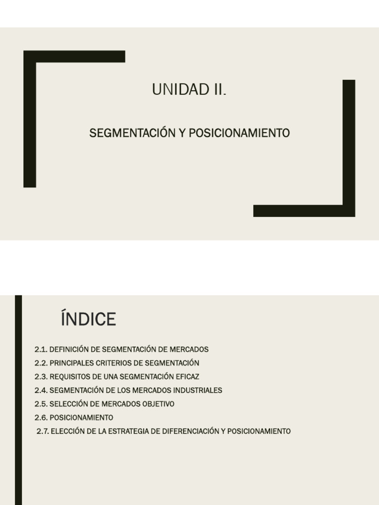 Segmentación y Posicionamiento de Mercados | PDF | Marketing | Mercado ...