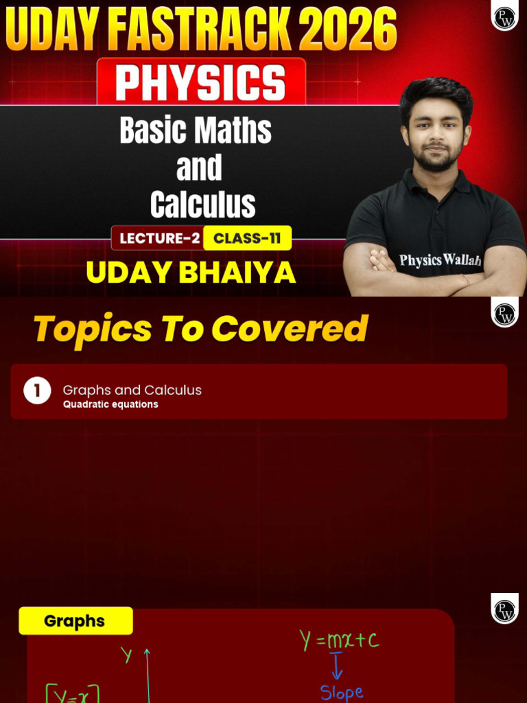 Basic Math & Calculus 02 - Class Notes | PDF