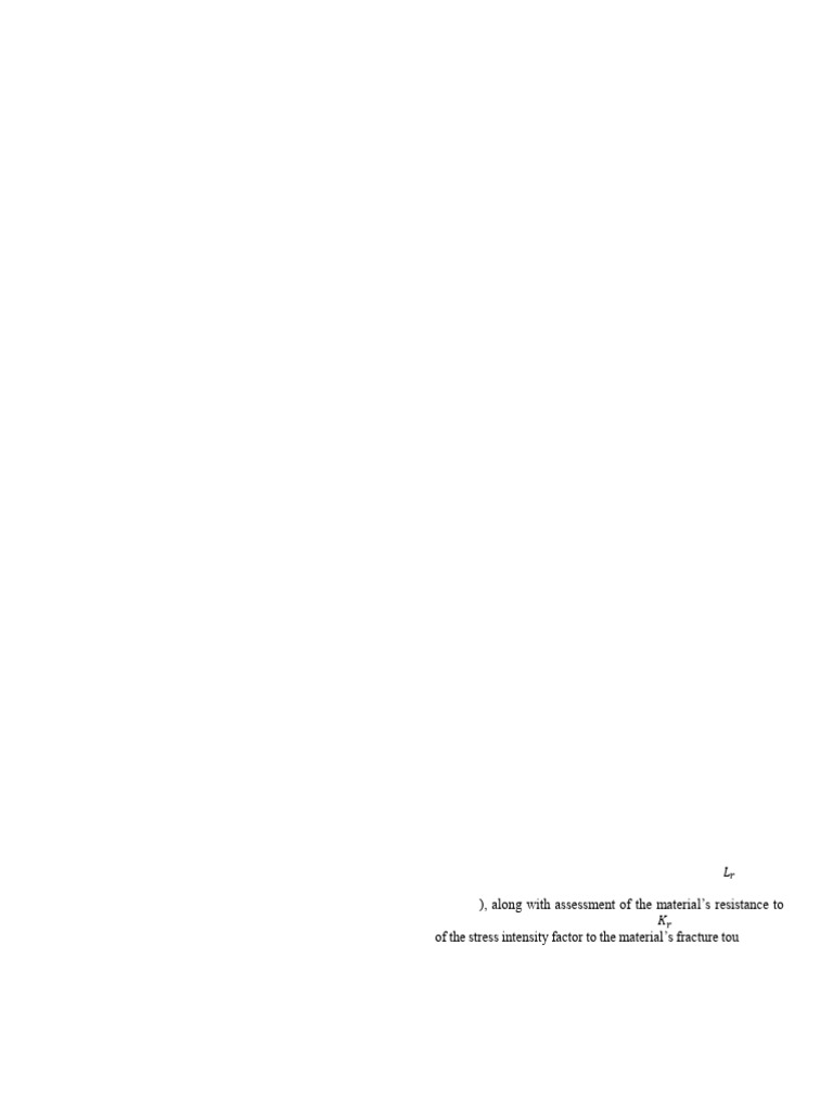 LBB Assessment: BS 7910 vs API 579-1 | PDF | Fracture Mechanics ...