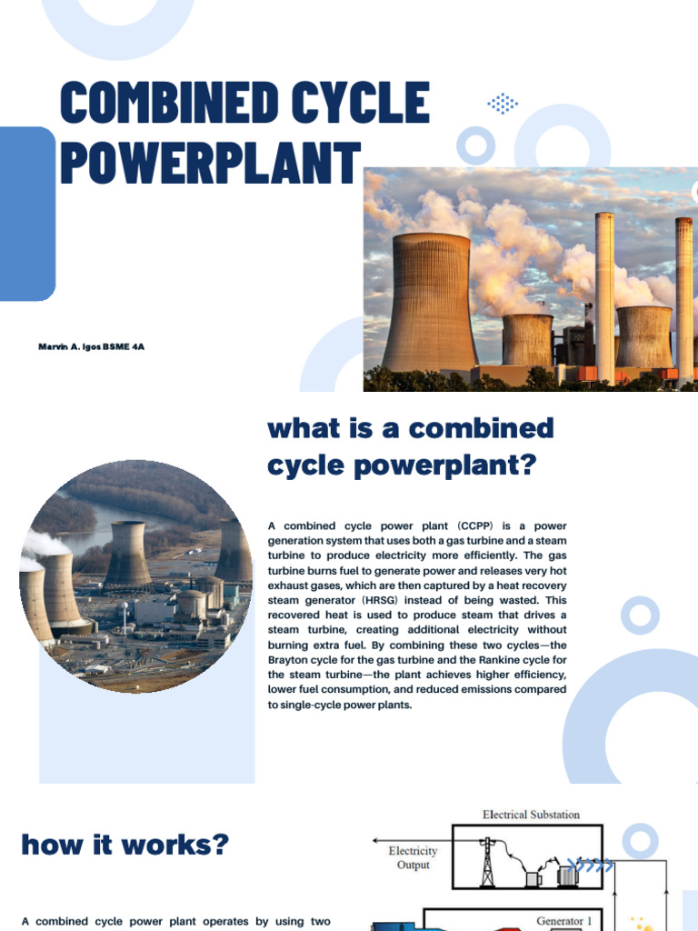 Combined Cycle Power Plant Overview | PDF