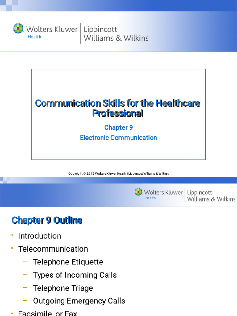 Effective Telephone Communication in Healthcare | PDF