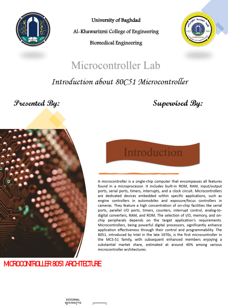 Lab 1 - Introduction to 80C51 Microcontroller | PDF | Microcontroller ...