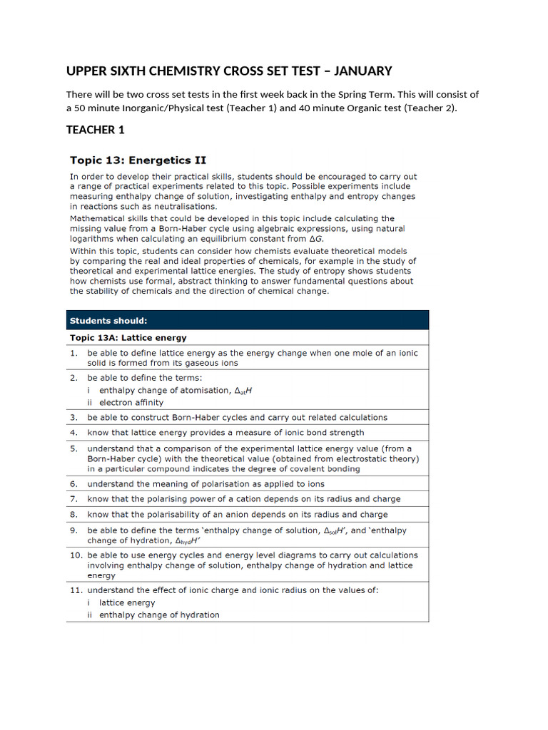 U6 Test Specification Jan | PDF