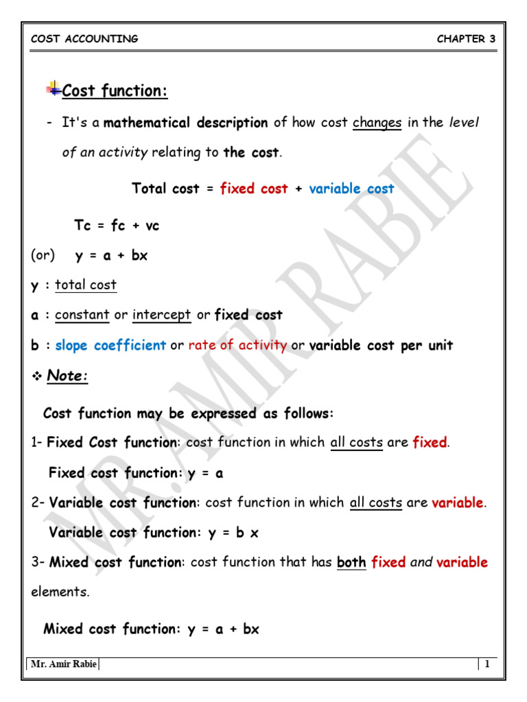 ch3p1 | PDF | Function (Mathematics) | Management Accounting
