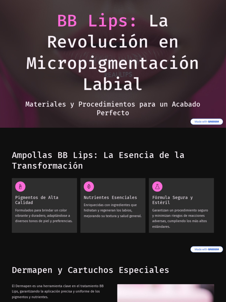 BB-Lips-La-Revolucion-en-Micropigmentacion-Labial | PDF