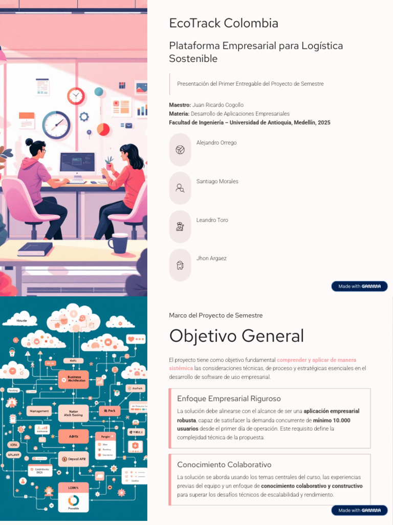 EcoTrack: Plataforma Logística Sostenible | PDF | Logística | Software ...