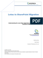 Lotus To SharePoint Migration