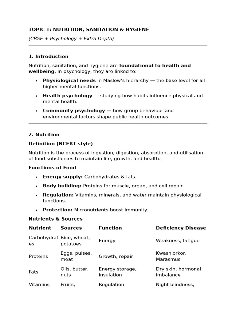 Quiz | PDF | Nutrition | Diet & Nutrition