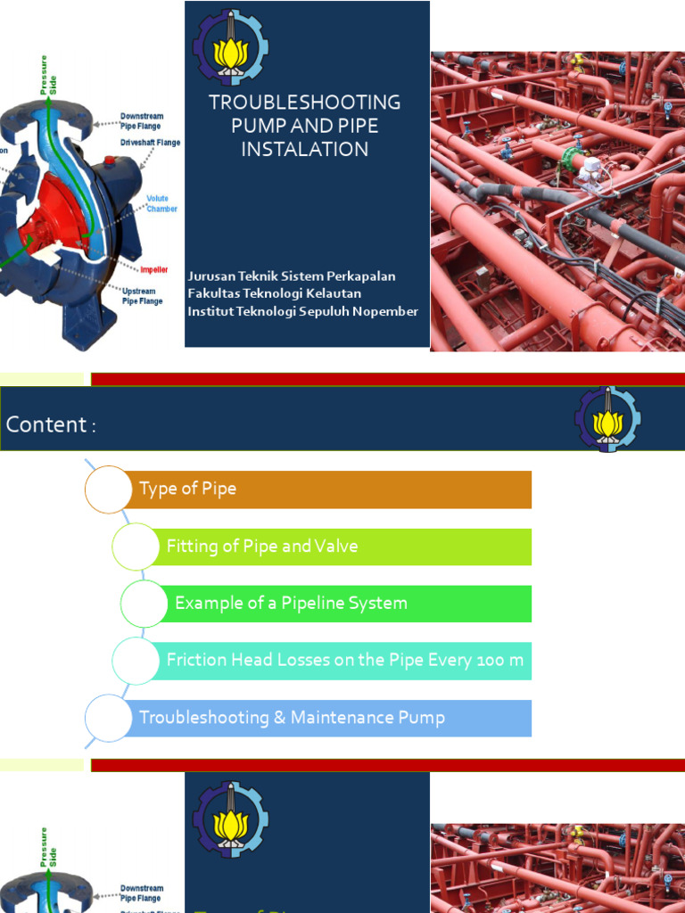 Pump and Pipe Installation Guide | PDF | Pipe (Fluid Conveyance) | Pump