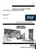 Dynamic Response of A Cylicndrical Shell Immersed