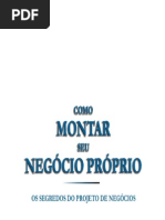 Como Montar Seu Negocio