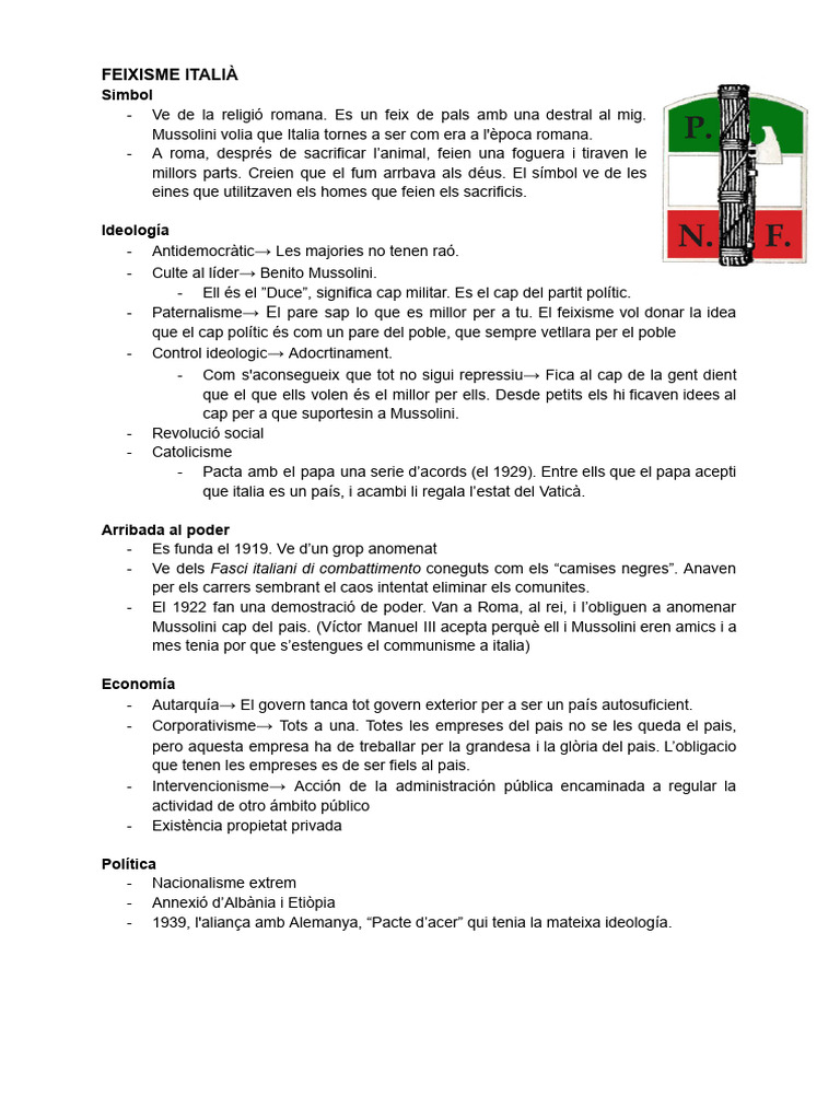 Apunts Totalitarismes S.XX | PDF