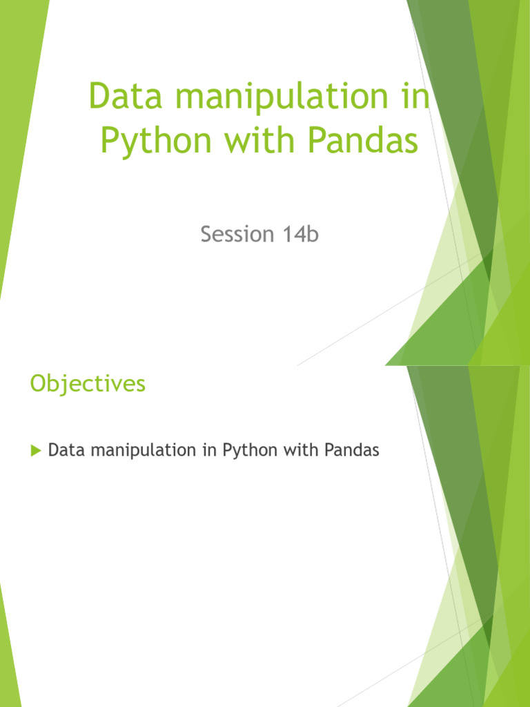 Session 14b - Data Analysist in Python With Pandas - DataFrame - Part I ...