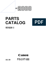 Canon LBP 2000 Parts Manual