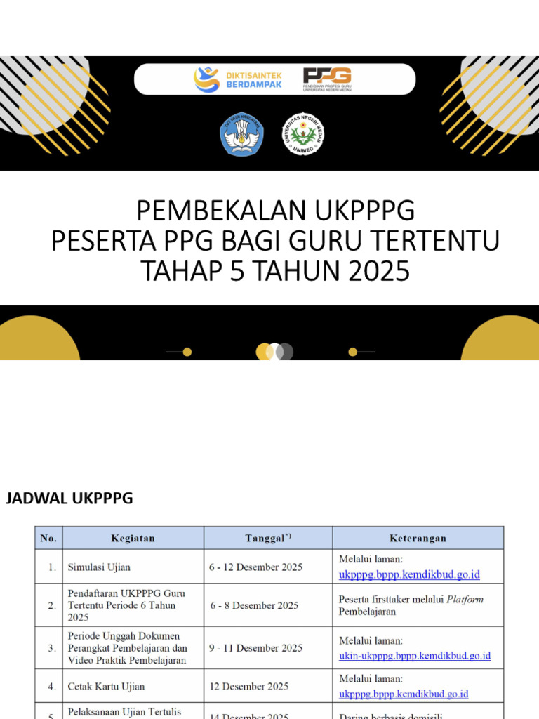 Panduan Pendaftaran UKPPPG 2025 | PDF