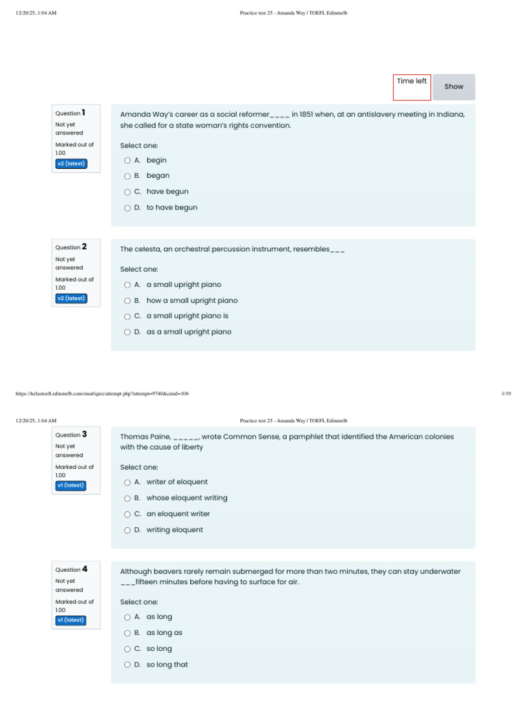 Practice Test 25 - Amanda Way | PDF | Water Vapor | Water