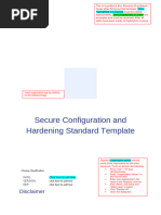 Secure Configuration Hardening Template | PDF | Security | Computer ...
