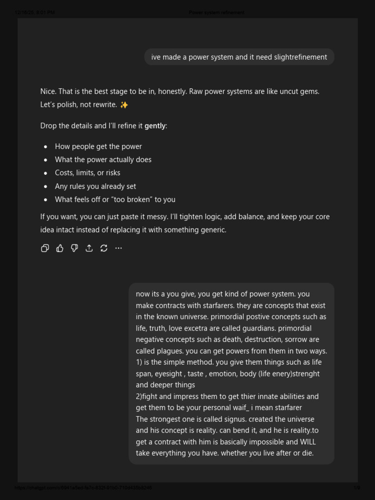 Power System Refinement | PDF