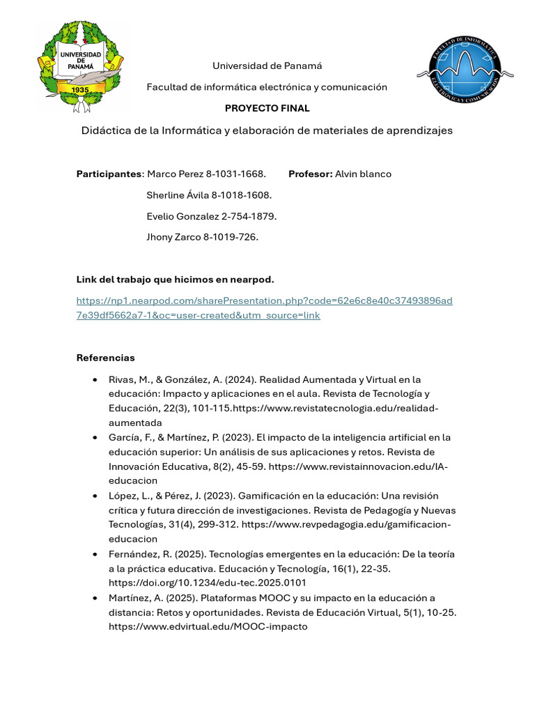 Proyecto Final 1 | PDF