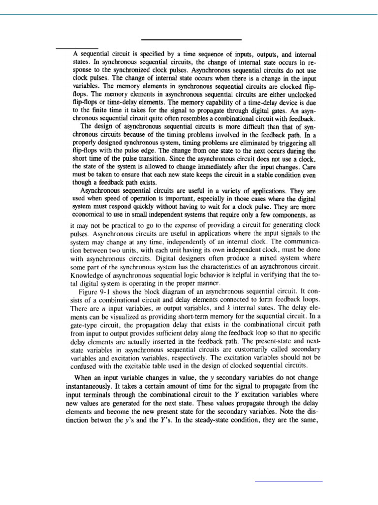 Asynchronous Sequential Logic Design | PDF | Computer Engineering ...