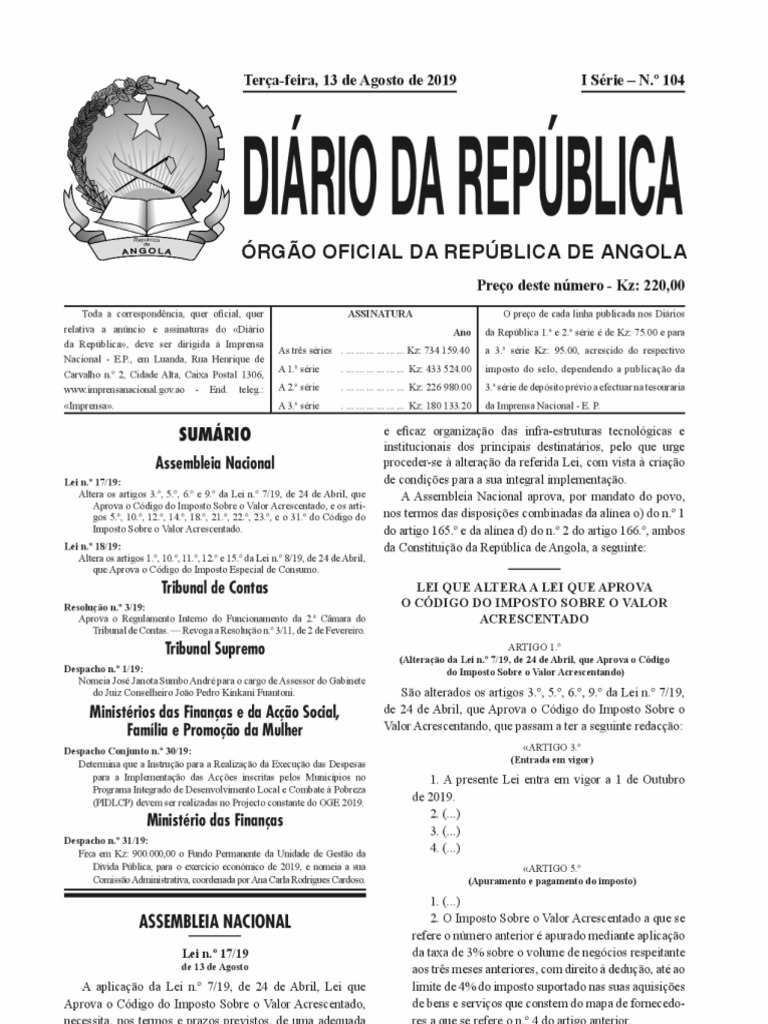 Lei 17 Iva | PDF