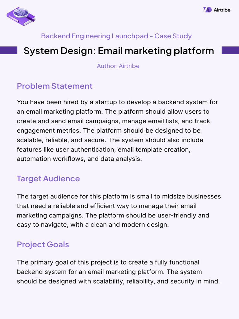Backend Engineering Launchpad - Sample Project | PDF