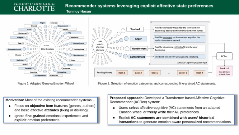 Affective-Cognitive Recommender System | PDF