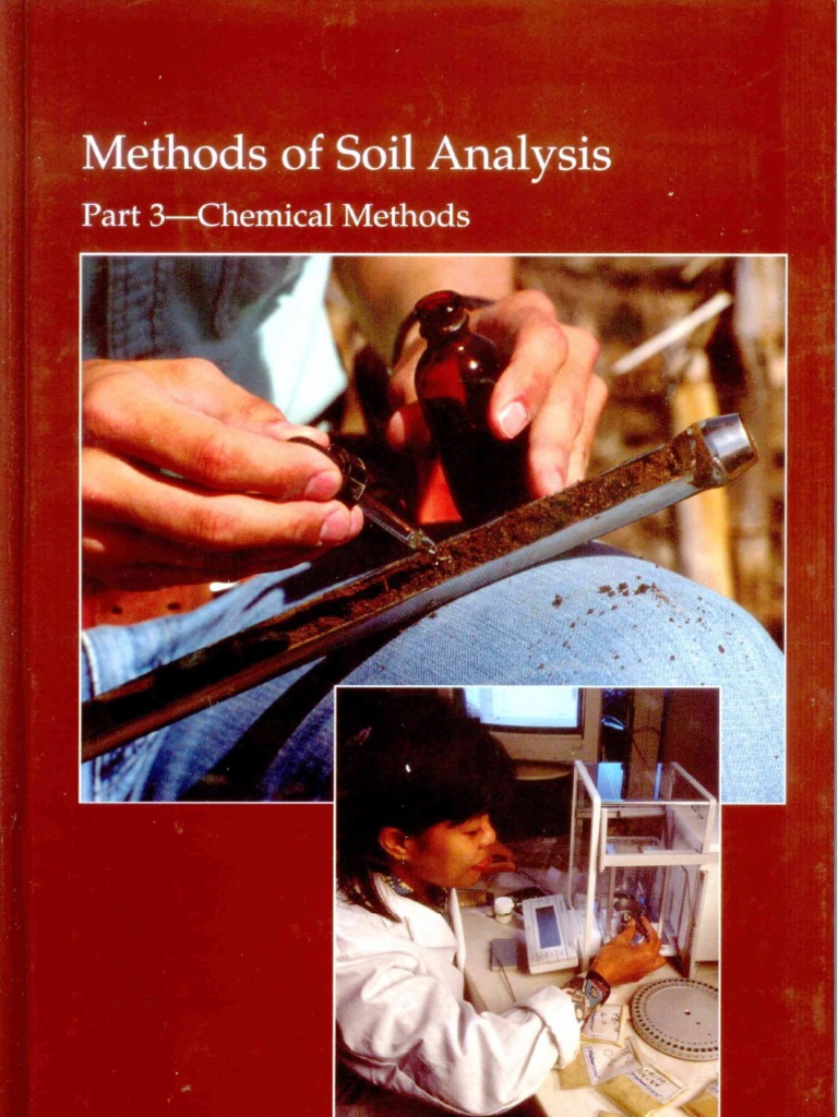 Methods of Soil Analysis Part 3 Chemical Methods PDF Soil Science