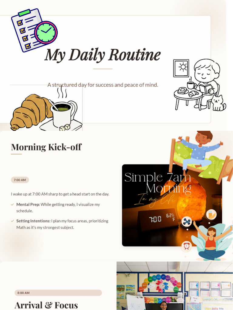 My Daily Routine PDF | PDF
