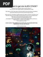 Intro to Alien Stage Masterdoc Guide | PDF