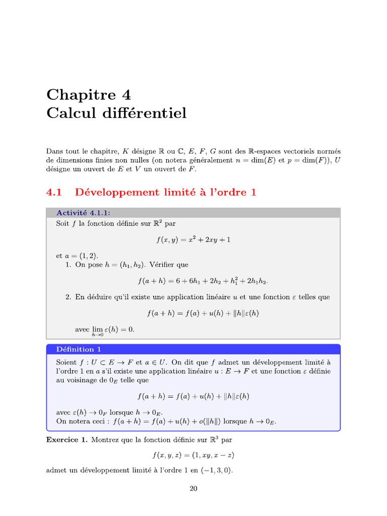 Calcul Diff Chp3 | PDF