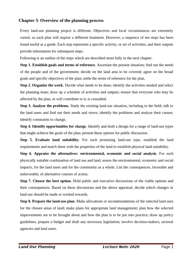 Land Use Planning (1) | PDF | Agriculture | Land Use