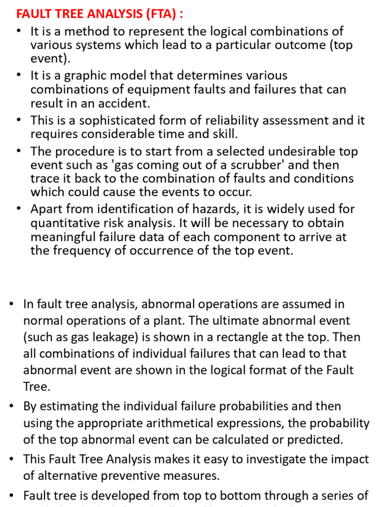 Fault and Event Tree Analysis Overview | PDF | Safety