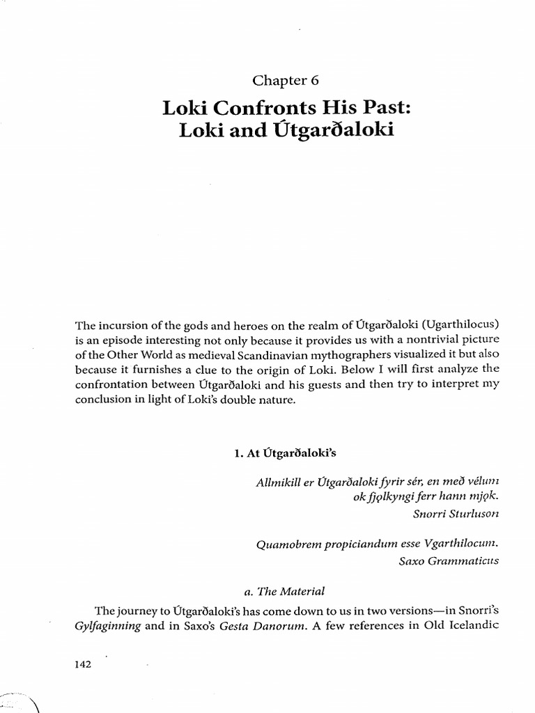 6 Loki Confronts His Past - Loki and Utgara-Loki | PDF