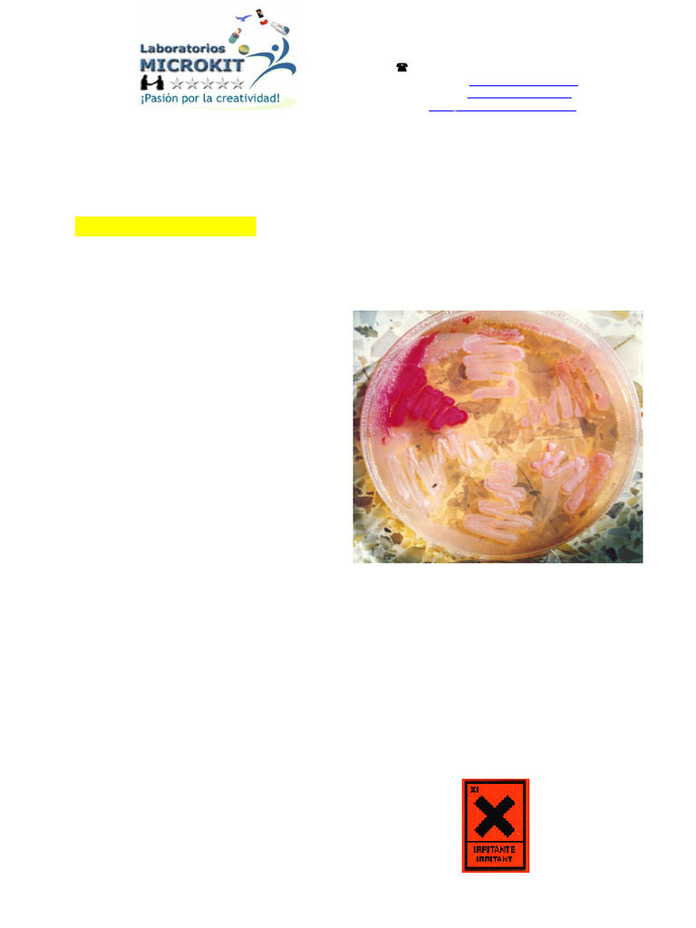 Medio Mac Conkey para Coliformes | PDF | Microbiología | Las bacterias