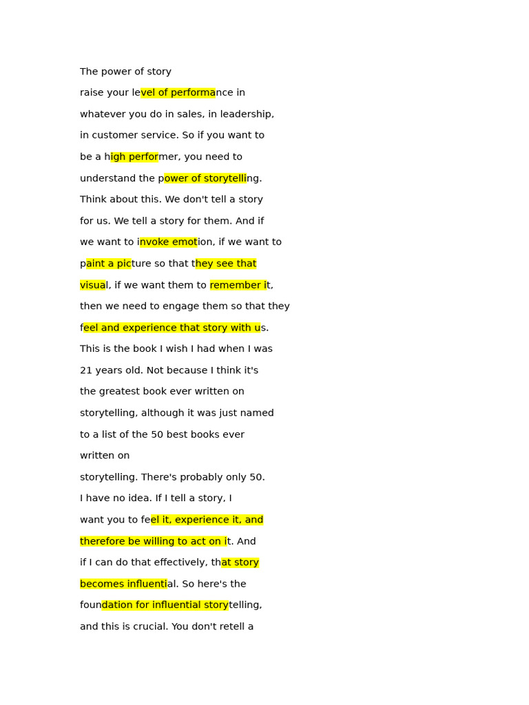 Mastering Influential Storytelling | PDF