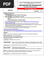 Potassium Chloride Injection Guidelines | PDF | Intravenous Therapy ...